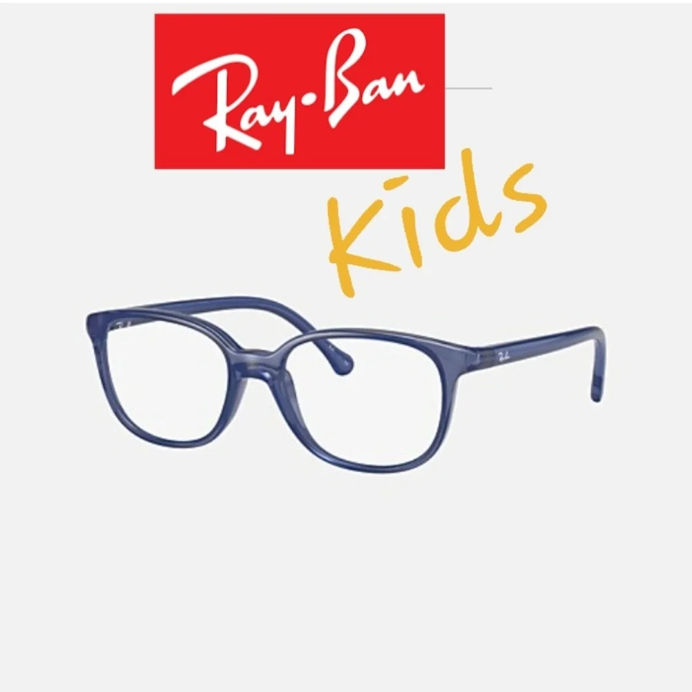 NWT unisex Kids Ray-Ban RB1900 Blue eyeglass frames
